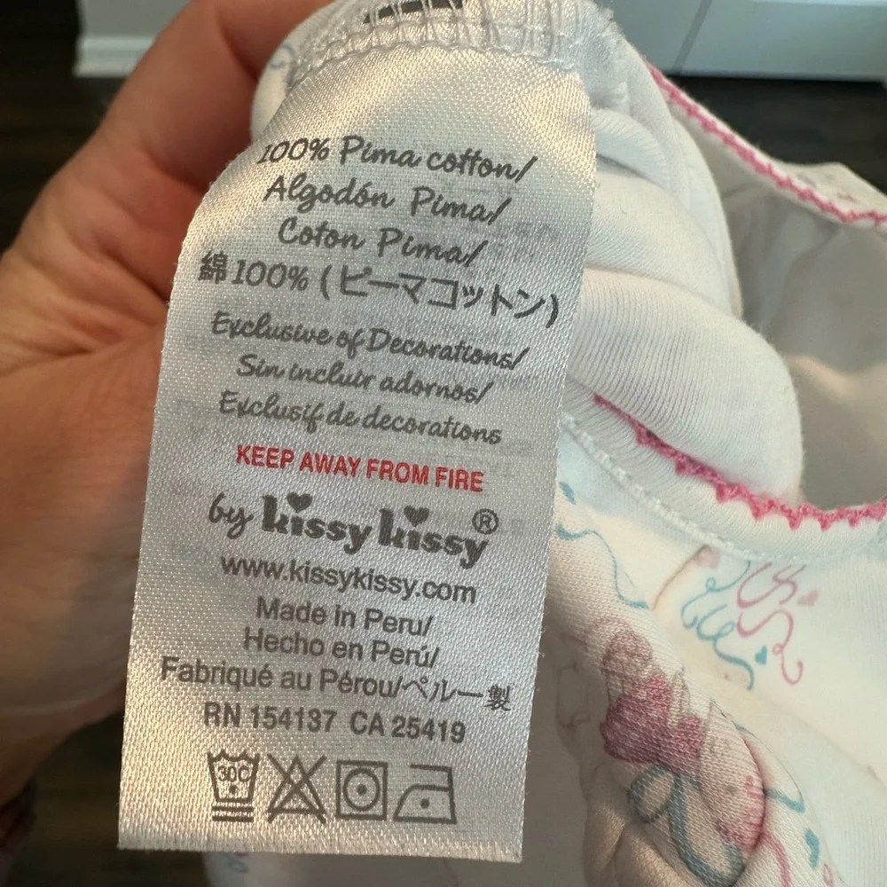 Kissy Kissy Girls Fairy Ruffle Playsuit Size 9 Months